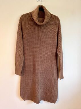 Dex Knit Turtleneck Sweater Dress
